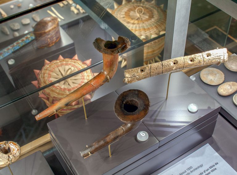 Artefacts, exposition - Musée huron wendat